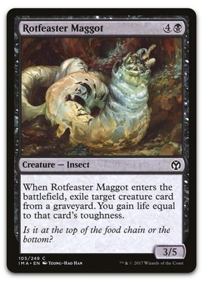 Rotfeaster Maggot #105 (NM) Iconic Masters IMA Magic MTG
