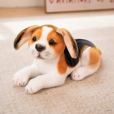 Dog Laying Red 10 Inch Stuffed Animal Plush Toys Toddler Dolls Kids Gifts