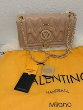 Valentino handbag Apricot w/embossed chain, with tags with dust bag Excellent  
