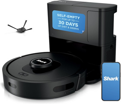 Shark AV2501S AI Ultra Robot Vacuum, with Matrix Clean, Home Mapping, 30-Day Cap