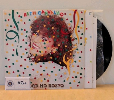Beth Carvalho | Suor No Rosto | Vinyl LP 1983 RCA 103.0609 1st Press | VG+/VG+