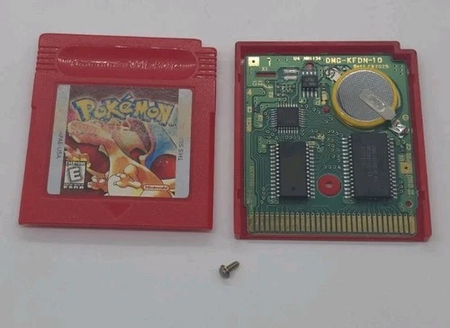 Pokémon: Red Version (Nintendo Game Boy, 1999) Authentic & Tested New Battery