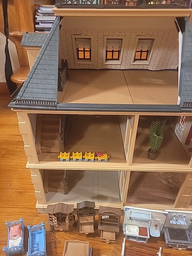 PLAYMOBIL 5300 Vintage Victorian Mansion Huge Lot Dollhouse Parts & Many Extras - Picture 13 of 24