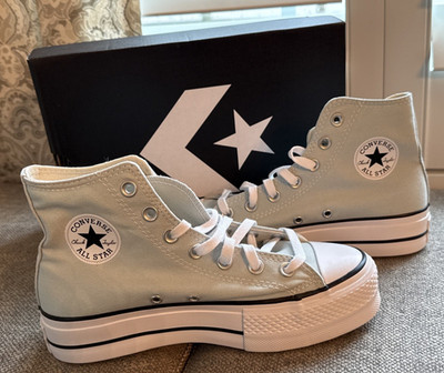 Size 6 Women's Converse A11873F All Star Lift Platform High You Dew You Sneakers
