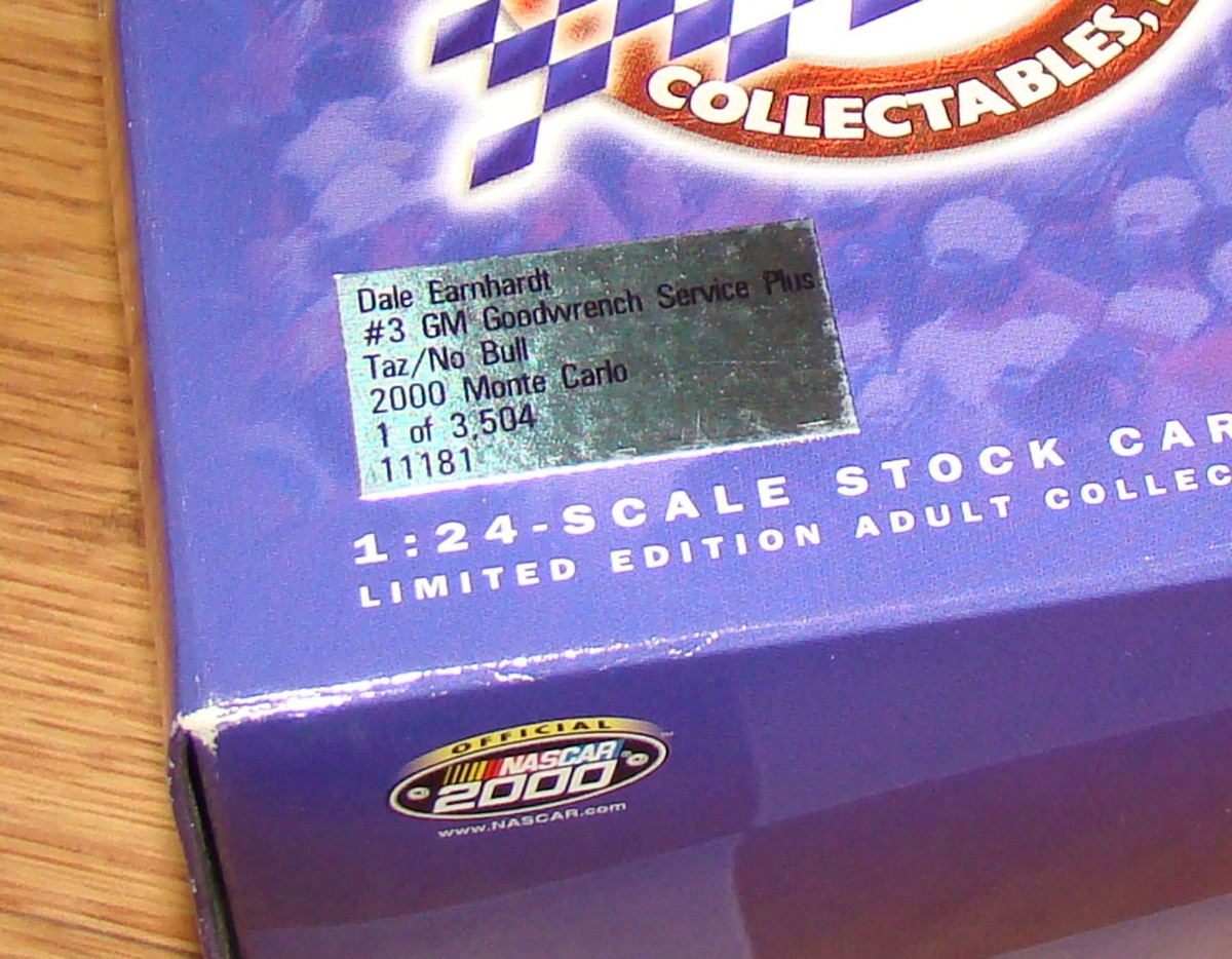 3 Dale EARNHARDT 2000 Chevy Monte Carlo Red Chrome TAZ/NO BULL 1