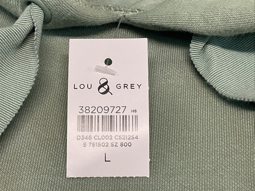NWT Loft  Lou & Grey “Do Not Disturb” Green Hoodie Size Large - Picture 7 of 8