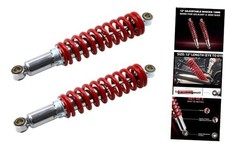 2 pack 12" Adjustable Shocks For Go Kart Cart Go-Cart Minibike Mini 12mm ID
