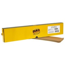 Dura-Gold Premium 600 Grit Gold Pre-Cut PSA Longboard Sandpaper Sheets, Box o...