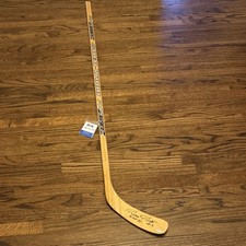 Chicago Blackhawk Pierre Pilote autographed hockey Stick PSA COA H.O.F. 75 #3