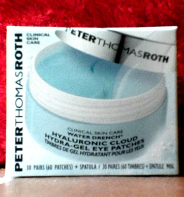 PETER THOMAS ROTH WATER DRENCH HYDRA-GEL 60 AUGENKLAPPEN R 56 $ BOX VEGAN 30 PAAR