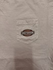 Harley Davidson Motor Cycles White Pocket T Shirt – Men’s