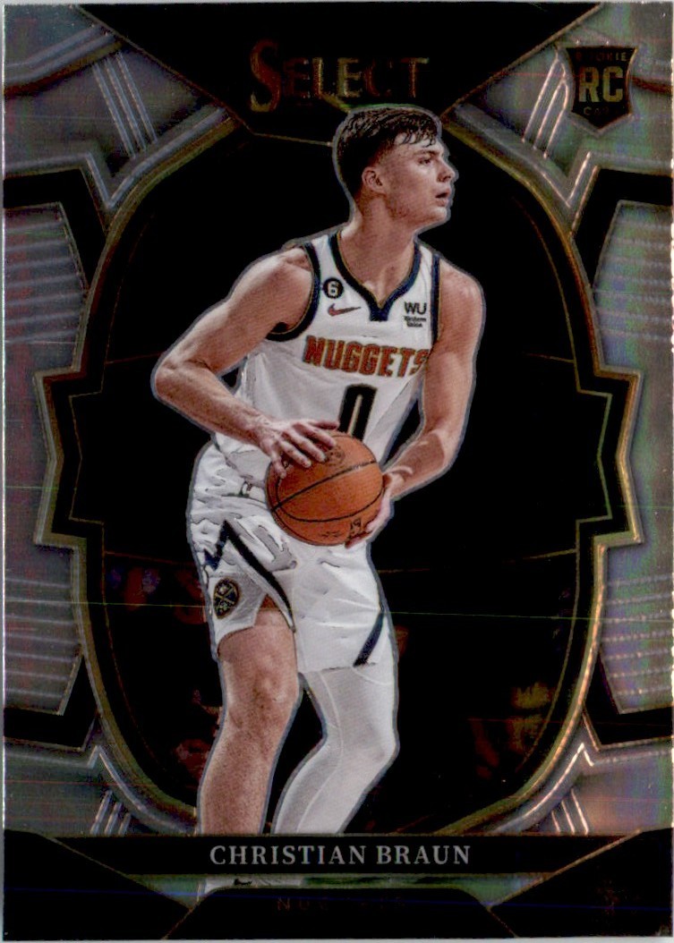 Christian Braun 2022-23 Panini Select RC #85 Denver Nuggets