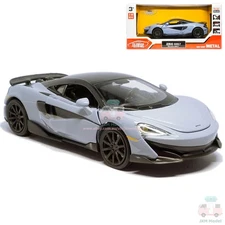 1:32 McLaren 600LT 2019 Model Car Alloy Diecast Toy Vehicle Kid Gift Grey-Blue