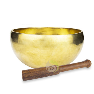 Tibetische Singschale Gold - 451g Sensorische Skala Buddha Tibet Buddhismus R...