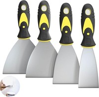 4 StüCk Spachtel Set, Edelstahl Malerspachtel Mit Kunststoffgriff, Spachtel Zum