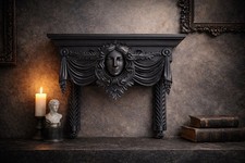 Gothic Wall Shelf Victorian Decor Black Wall Shelf Gothic Home Decor 3D Printed