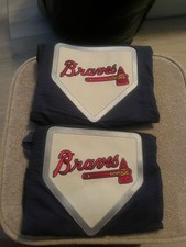 Atlanta Braves Queen Comforter Set With Matching Shams 