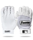 Franklin Sports Pro Classic Batting Gloves Adult XL Pearl White Leather …K
