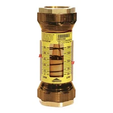 Hedland H615-010-R Flowmeter, 1-1/2 Fnpt, 10-100 Gpm