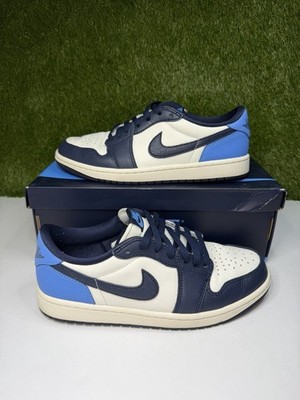 Air Jordan 1 Low Obsidian UNC Blue Retro OG Size 8 Mens Sneakers CZ0790-400