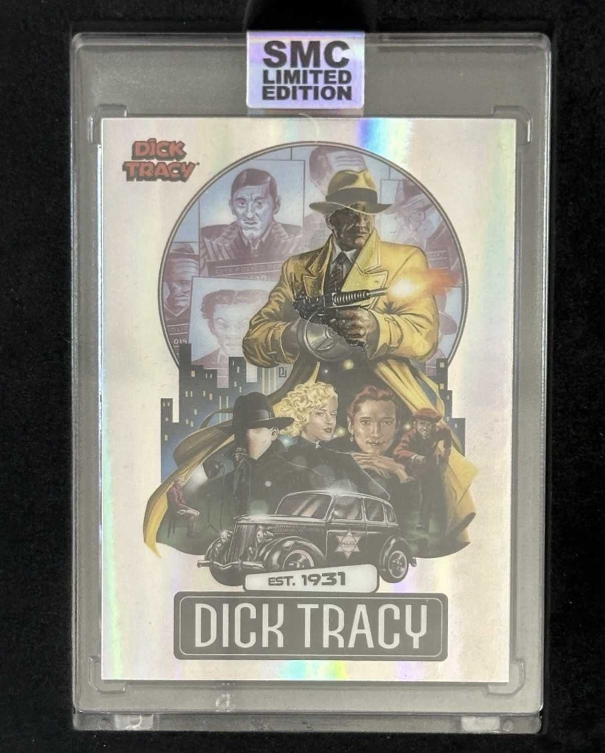 Saturday Morning Cards Dick Tracy Limited Edition Silver #1 w/ Box