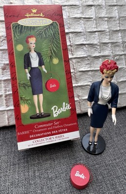 Barbie Figur - Baumschmuck - Hallmark Keepsake Ornament - 2000 Commuter Set