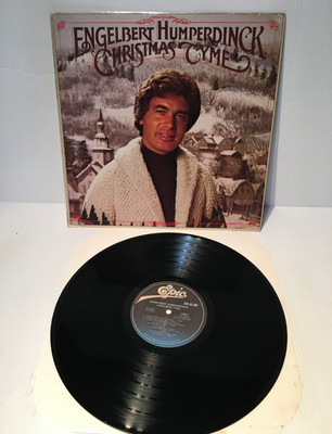 ENGELBERT HUMPERDINCK Christmas Tyme Vinyl LP in SHRINK 1977 Epic PE 35031 - EX