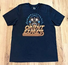 Orient Express Vintage T-shirt Roller Coaster Worlds of Fun Kansas City Size XL