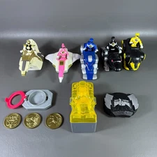 1995 Saban Mighty Morphin Power Rangers Action Figures McDonald's Toys Belt Coin