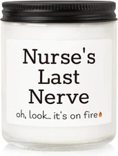 Nurse Gifts for Women, Men- 9oz Lavender Scented Soy Wax As the Picture 