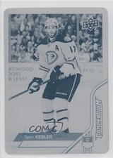 2016-17 Upper Deck Compendium Printing Plate Cyan 1/1 Ryan Kesler #603 0c3