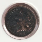 1863 Indian Head Penny American Civil War Copper Nickel US Coin Rare Old Cent