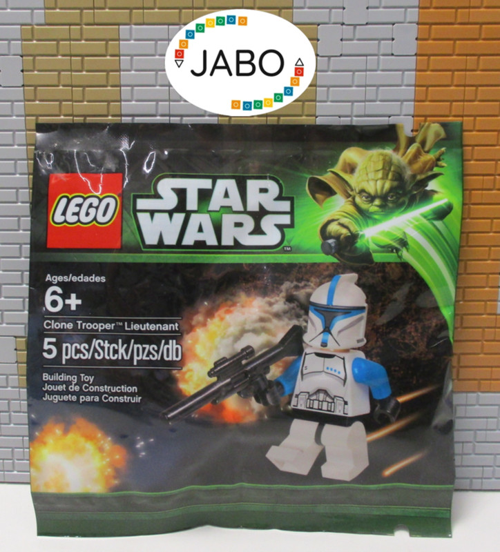 (J 1) LEGO 5001709 Clone Trooper Lieutenant Star Wars Polybag NEW/MIB