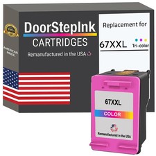 DoorStepInk Compatible Ink Cartridges for HP 67XXL Color-USA