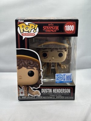 Funko Stranger Things 5 Pop!  #1800 Dustin Henderson (Battle Damaged). 5487