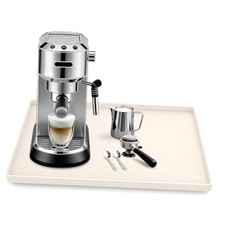 Silicone Coffee Maker Mat with Lip - 15.7'' x 11.8'' Heavy Duty - Model 12345