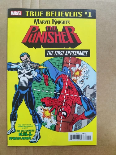 Marvel True Believers Punisher First Appearance 1 2018 Amazing Spider-Man 129 VF