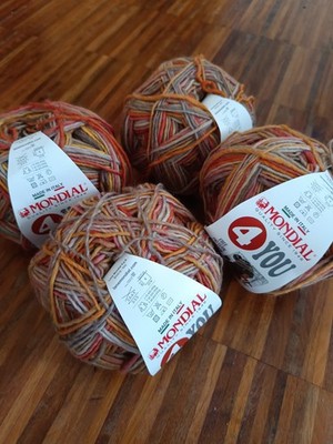 Wolle, Mondial 4 you, Farbe 664, 4 Knäuel