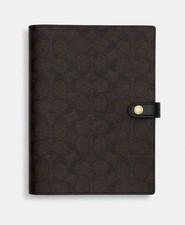 NWT Coach Notebook In Signature Canvas CZ198