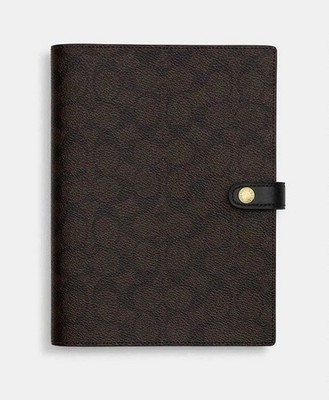 NWT Coach Notebook In Signature Canvas CZ198 | eBay
