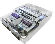 Clear Super Nintendo Replacement Shell Kit - US Seller