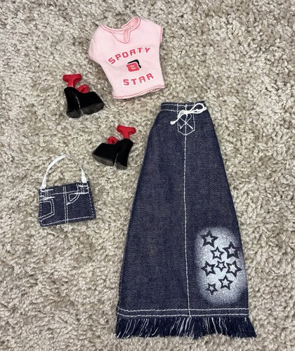 HTF 2002 Barbie Beat Street Outfit Fashion Avenue B3488 Sporty Star 8 COMPLETE
