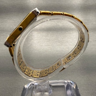 Seiko Half Moon Watch Women 14mm Black Dial Gold Tone  display picture 2