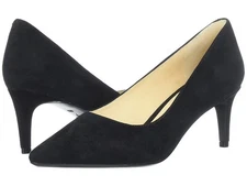 Soho 9X9 Black Suede Nine West Pump