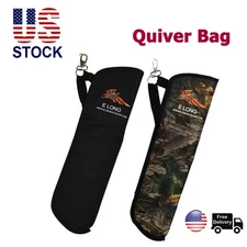 Archery Arrow Quiver Holder Back Waist Shoulder Strap Bag Pouch Hunting Outdoor