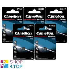 5 Camelion Cr927 Batteries Lithium 3V Button Cell Dl927 Ecr927 1Bl Exp 2031 New