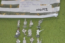25mm napoleonic / castings - french guard officers & band - (104193)