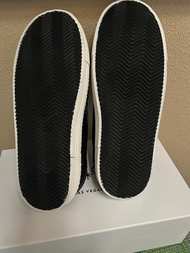 Ross & Snow Herren Marine Wolle Gefüttert Puffabrieb Handarbeit in Italien Gr. 13 $ 350 Neu im Karton - Bild 8 von 8