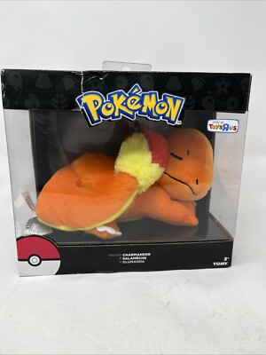 2017 NEW Pokemon Tomy Sleeping Charmander Plush Toys R Us Exclusive