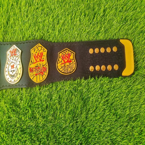 New Stone Cold Smoking Skull World Heavyweight Wrestling Championship 2MM Belt - Picture 4 of 4